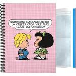 Cuaderno A4 Mafalda Belly Button tapa dura