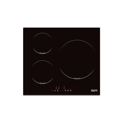 Vitrocerámica Kroms KVR-3FR-300 5700W 59x52x5.2CM