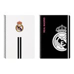 Libreta A4 Safta Real Madrid 1ª equipación 20/21 - varios modelos