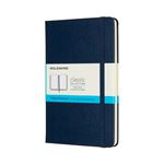 Cuaderno Moleskine Classic mediano puntos tapa dura azul zafiro precio