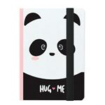 Cuaderno pequeño Legami rayas tapa dura Panda rosa características