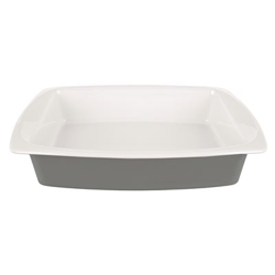 Fuente cuadrada 30cm Bergner Cronos Gres características
