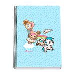 Cuaderno folio Dohe Tokidoki donutella tapa blanda 80 hojas