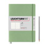 Libreta A5 Leuchtturm 1917 Sage Punteado - Tapa blanda precio