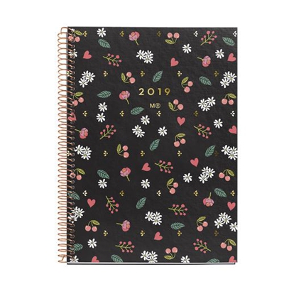 Agenda anual Miquelrius 2019 Espiral Plus Semana Vista Sakura