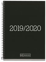 Agenda Miquelrius 2019/20 Día por página Essential Negro en oferta