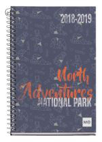 Agenda escolar Miquelrius 2018-19 activa día por página adventure precio