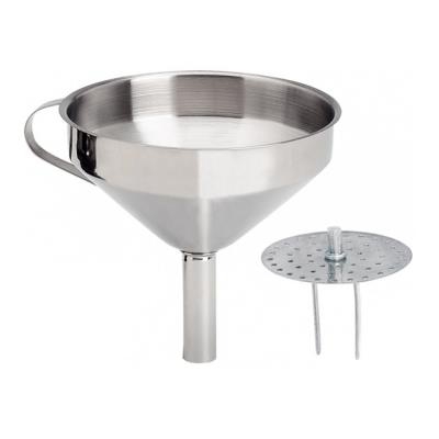 Embudo de Acero Inoxidable con Filtro Imf: 14 cm