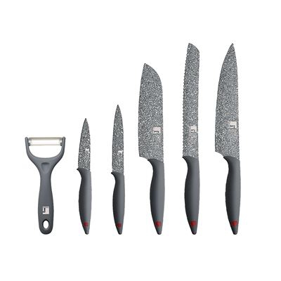 Set 6pc Cuchillos Bergner Star Acero Inox