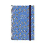Agenda anual 2021 Finocam A6 semana vista Design Collection Zebra azul precio