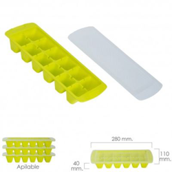 Cubitera Hielo Con Tapa 12 Cubitos en oferta