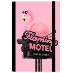 Agenda fotográfica 2019-20 Legami mediana día por página Flamingo Hotel rosa