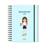 Agenda Estresada 2019 azul pastel precio