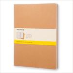 Libreta Moleskine Cahier 3  XXL Kraft Cuadrícula