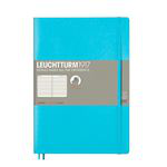 Libreta B5 Leuchtturm 1917 tapa blanda rayada azul hielo características