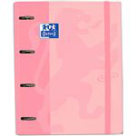 Carpebloc A4+ Oxford Touch 4 anillas 35 mm flamingo pastel en oferta