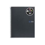 Cuaderno Espiral A4 160 Hojas Horizontal Miquelrius Basic Grafito