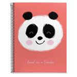 Cuaderno A4 Jordi Labanda Panda Coral Cuadrícula en oferta