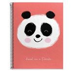Cuaderno A4 Jordi Labanda Panda Coral Cuadrícula