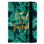 Cuaderno pequeño Legami rayas tapa dura Jungla verde características