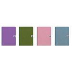 Cuaderno Oxford espiral A4+ cuadrícula Nature Europeanbook pastel