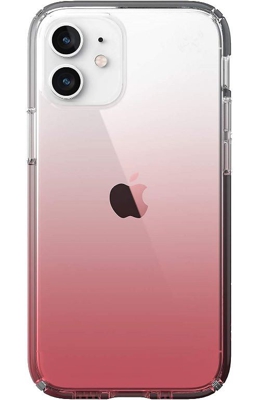 Funda Speck Presidio Clear Rosa para iPhone 12 Mini