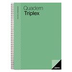Cuaderno Triplex Additio Catalán Verde