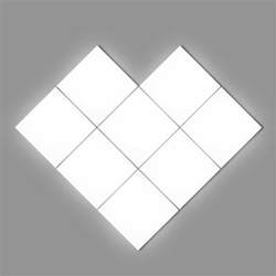 Figura LED CUORE Decorativa 28W 1600lm 4000K 54x64cm 7hSevenOn Deco precio