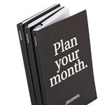 Planificador Octagon A5 mes visto Perpetuo negro