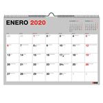 Calendario 2020 de pared Miquelrius A3 gris