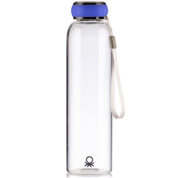 Botella de agua Benetton Borosilicato 550ml Azul precio