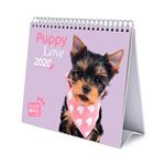 Calendario de escritorio 2020 Erik Deluxe multilingüe Studio Pets Dogs - Puppy Love