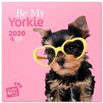 Calendario de pared 2020 Erik 30x30 multilingüe Studio Pets Be My Yorkie - Yorkshire Terriers