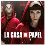 Calendario de pared 2020 Erik 30x30 multilingüe La casa de papel