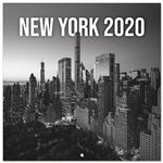 Calendario de pared 2020 Erik 30x30 multilingüe New York Black&White características