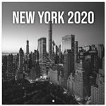 Calendario de pared 2020 Erik 30x30 multilingüe New York Black&White