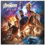 Calendario de pared 2020 Erik 30x30 multilingüe Marvel Avengers Endgame