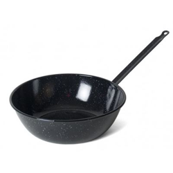 Sartén Doble Honda Con Mango Esmaltada 22 cm. precio