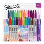 Set 24 marcadores Sharpie permanentes 0,9mm colores eléctricos