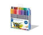 Estuche 72 rotuladores Staedtler 3200 doble punta