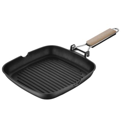 Asador Bergner In Wood Aluminio fundido 24x24cm en oferta