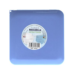 Funda Mascarilla Antibacteriana 1 Unidad Color Azul precio
