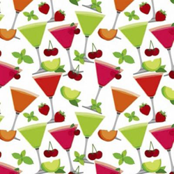 Mantel Hule Rollo 140 cm x 20 m. Modelo Cocktail precio