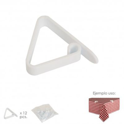 Sujeta Manteles Mesa 12 Unidades. en oferta
