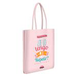 Bolso tote Muymummy rosa en oferta