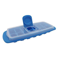 Molde para hielos con tapa anti-derrame Azul precio