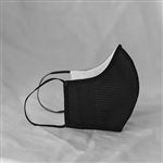 Mascarilla Olivia Lupita higiénica lavable negro talla S
