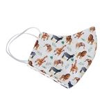 Mascarilla Olivia Lupita higiénica lavable animales talla M