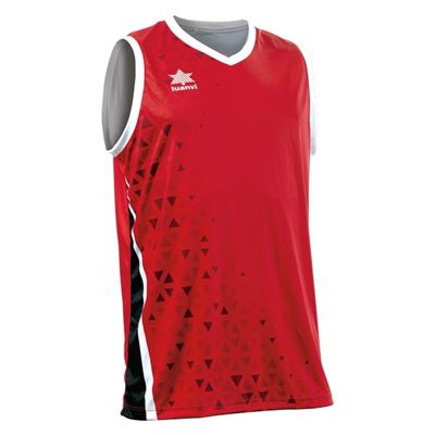 Camiseta de Tirantes Luanvi Cardiff Rojo/Negro Talla: L