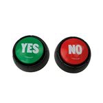Set de 2 botones sonoros Legami yes & no